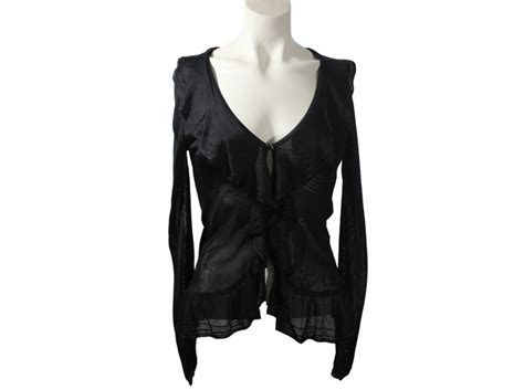 Pulls.Gilet noir DIOR pour Femme .